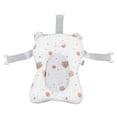 thumbnail image 2 of Alfombrilla de baño para bebé, antideslizante, suave, de secado rápido, ligera, para sentarse y acostarse, cojín de baño para recién nacidos, color blanco, 2 of 14