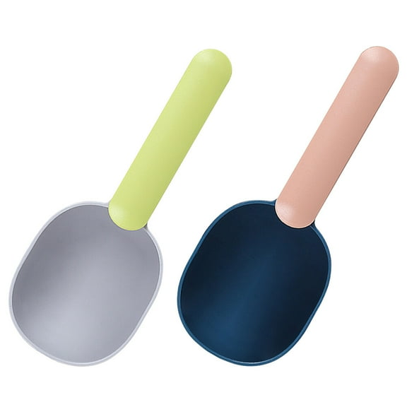 Masteelf 2 Pcs Small Pet Food Scoop Feeding Spoon Cat Shovel Container Implement