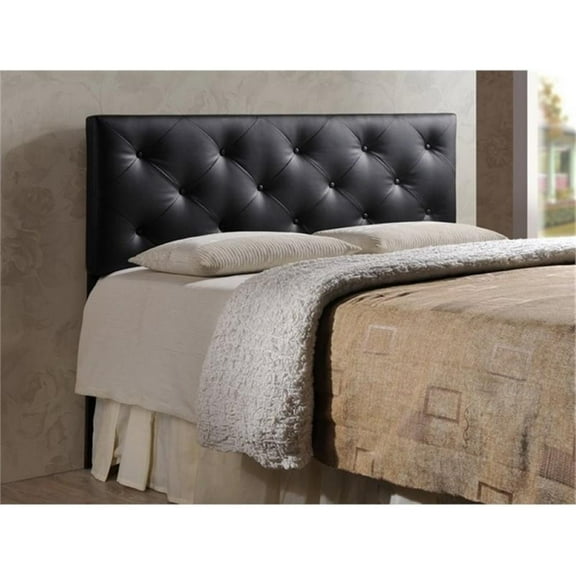 Atlin Designs Upholstered Queen Faux Leather Headboard