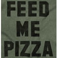 thumbnail image 2 of Feed Me Pizza Plus Size Crewneck Graphic Tee Shirt Brisco Brands 4X, 2 of 5