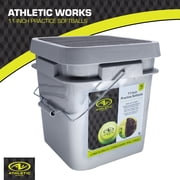 Athletic Works 11 in Fastpitch Softballs, 12-Count Bucket