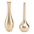 thumbnail image 1 of SHISUYAN 2PCS Pure Copper Mini Vase Ornament Desktop Brass Vase Creative Vase (2 Styles), 1 of 8