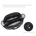 thumbnail image 6 of Sunyuer Diaper Bag Tote for Daily Use, Quilted Mommy Bag Function Maternity Bag Diaper Changing Messenger with Shoulder Strap Wet Pocket, 6 of 8