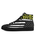 thumbnail image 3 of Vietnam Veterans High Top Canvas Shoes Sneakers Black Size 11, 3 of 7