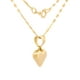 thumbnail image 3 of Cadena Gargantilla Corazon Liso 1 cm Oro Solido 14k, 3 of 6