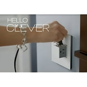 Legrand adorne 20Amp 1-Gang Pop-Out Outlet in Gloss White With Matching Wall Plate, ARPTR201GW2WP With Wall Plate White