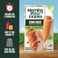 thumbnail image 5 of MorningStar Farms Original Plant Based Corn Dogs, Vegan Meat, 10 oz, 4 Count Box, 5 of 9