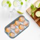thumbnail image 4 of Bandeja de silicona rectangular Ice Ball Mold | Máquina de esferas de hielo de 8 cuadrículas | Fácil desmoldeo | Material duradero de grado alimenticio | Para cócteles, whisky, bebidas | 1 paquete |, 4 of 5