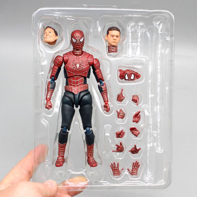 Ct Factory Shf Tobi Maguire Spider Man Friendly Neighborhood Can Handle Modelo de juguete Muñeca Regalo de cumpleaños Película de animación Anime Periph