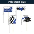 thumbnail image 6 of 24 PCS 2026 Graduation Cupcake Toppers,Glitter Class of 2026 Cap Diploma Cupcake Picks Contrats Grad Cake Decorations for 2026 Graduation Theme Party Cake Decoration Supplies(Green), 6 of 9