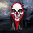 thumbnail image 4 of Máscaras horribles de Halloween, disfraz, juego, fiesta de baile, máscara, decoración, accesorio (tipo A), 4 of 12