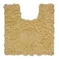thumbnail image 6 of Home Weavers Bell Flower Bathroom Rug Toilet Rugs U Shaped Contour, Thick Toilet Rug, Non-Slip Contour Mat for Bathroom,100% Cotton Soft, Absorbent Water, Machine Washable, 20"x20" Contour, Yellow, 6 of 9