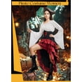 thumbnail image 2 of Disfraz de pirata Verceco Renaissance, camisa, falda y corsé, conjunto S, 2 of 9