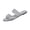 Silver, variant on IEMIEMIEM Women's Glitter Rhinestone Flat Sandals 2026 Slip On Comfortable Open Toe Double Strap Summer Non Slip Slides Light Brown 7 Wide