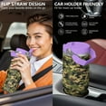 thumbnail image 5 of 30oz Handheld Travel Tumbler with Handle – Double Wall Stainless Steel Insulated Cup, Flip Straw Lid, Leak-Proof & BPA-Free for Hot and Cold Drinks – Durable Coffee & Juice Mug Pink, 5 of 7