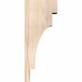 thumbnail image 3 of 3 1/2"W x 8"D x 20"H Mediterranean Smooth Corbel, Douglas Fir, 3 of 9