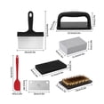 thumbnail image 3 of Danhjin Cleaning Kits Border BBQ Spatula Cleaning Brush Multifunctional Combo Set Pumice BBQ Cleaning Tools 14 Piece Set Kitchen Gadgets, 3 of 6