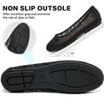 thumbnail image 5 of Ecetana Women's Ballet Flats Round Toe Floral Lace Flats with Elastic Strap Casual Dressy Shoes, 5 of 6