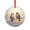 Pattern-2, variant on Pit Bull Wear Santa Hat Christmas Ornament Cute Unique Puppy Christmas Ornaments 2025 Holiday Decor And Xmas Gifts Ideas for Family Couples Friends