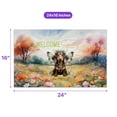 thumbnail image 5 of Welcome Spring Fairy Dachshund in Flower Meadow Doormat Wiener Dog Lover Gifts Idea Indoor Outdoor Welcome Mat - 13002, 5 of 5
