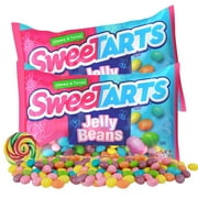 Easter Sweetarts Jelly Beans, Easter Basket Candy, Pack of 2, 14 Ounce per Bag