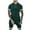 Army Green, variant on YYDGH Men's Shirts Sets Long Sleeve Zip up Polo Shirt and Stright Leg Pants 2 Piece Solid Color Outfit Loungewear