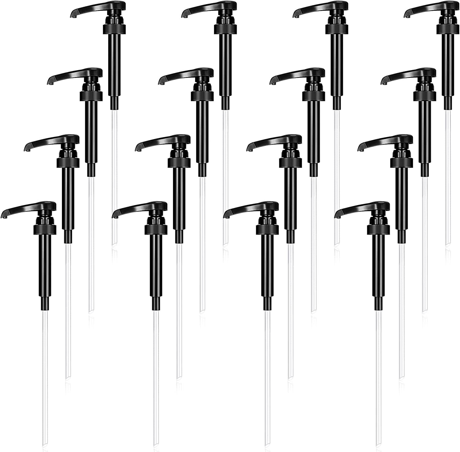 16 Pcs Syrup Pumps, Coffee Syrup Dispenser Pump, Flavor Syrup Pump Fits