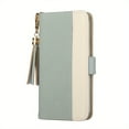 thumbnail image 1 of PU Leather Case With Card Holder Kickstand Shockproof Flip Cover For Samsung Galaxy A20/A22/A32/A41/A53/S22 Ultra, Wallet Book Stand Folio Card Holder Phone Cover, 1 of 5