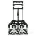 thumbnail image 6 of Gymax Folding Stair Climbing Cart Portable Hand Truck Utility Dolly w/ Bungee Cord, 6 of 10