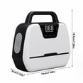 thumbnail image 4 of Portable Car Tire Inflator Tire Pump With Digital Pressure Gauge, LED Light , Auto Shut Off,Bicycles Mattress Other Inflatables, 4 of 9