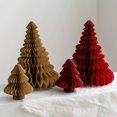 thumbnail image 2 of Bolas de nido de abeja para Navidad, colgantes de bolas de papel para árbol de Navidad, adornos para decorar el ambiente, suministros y accesorios, 2 of 5