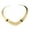 Gold, variant on Women's Necklace Stainless Steel Love Heart Shape Collar Necklace Women Statement Jewelry