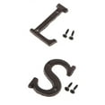 thumbnail image 1 of Juego de 2 letras para puerta de casa al aire libre Baoblaze Etiqueta creativa DIY montadas en pared, 1 of 8