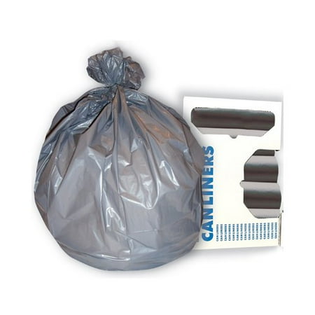 REPRIME 1.6 Mil Low-Density Can Liner in Gray, 100/Case