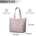 thumbnail image 5 of Daisy Women's Large Weekend Travel Bag Moving Canvas Handbag Thick Double Layer Beach Weekend Travel Unisex Hospital Maternity Delivery with Toiletry Waterproof, 5 of 5