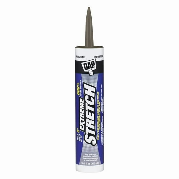 Dap 7079818712 Extreme Stretch Premium Urethanized Sealant, Iron Stone, 10.1-oz. - Quantity 12