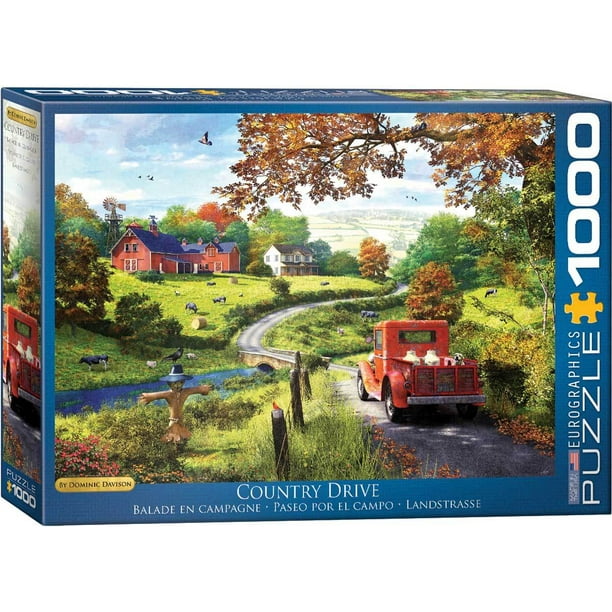 Eurographics - Country Drive by Dominic Davison, 1000 PC Puzzle