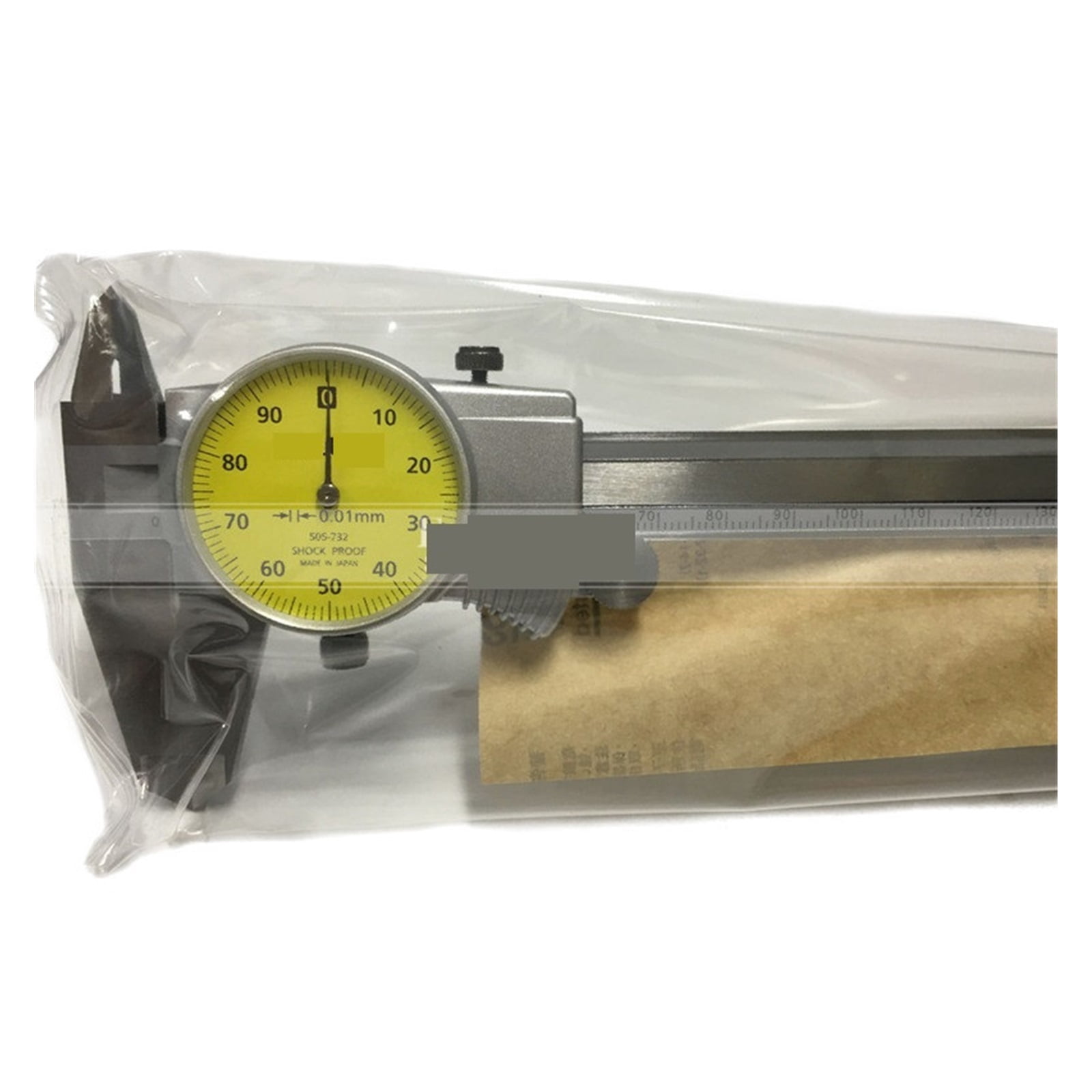 0-150mm/0.01 Dial Caliper 505-732 Stainless Steel Vernier Calipers Micrometer Measuring Tools ,Easy to Operate