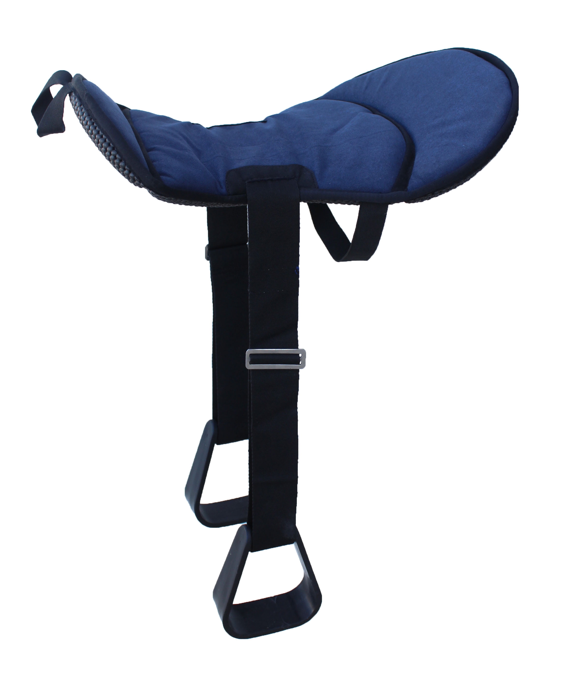 Horse Western Saddle Youth Neoprene Padded Seat Buddy Stirrups Navy