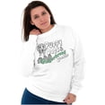 thumbnail image 3 of Christmas Puppy Gingerbread Cookie Women Plus Size Crewneck Sweatshirt Brisco Brands 2X, 3 of 5