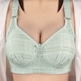 thumbnail image 2 of Eashery Women Bras Push Up Womens Bra Large Size Thin Underwear Comfortable Breathable No Steel Ring Bra Bras For Women Plus Size Green 85C, 2 of 4