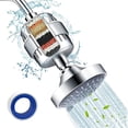 thumbnail image 1 of JESWO Cabeza de Ducha Filtrado, 15 Etapas Filtro de Agua para Regadera + Cabezal de Ducha de 4'', 5 Modos Ajustables de Alta Presi&oacute;n de Filtro para Regadera Ba&ntilde;o, Eliminar Cloro, 1 of 7