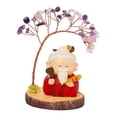 thumbnail image 3 of Mini estatua de Buda con árbol del dinero, figura en miniatura, centro de mesa, recuerdo Estilo F, 3 of 7