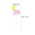 thumbnail image 2 of IBASETOY Adorable Cake Toppers with Bright Assorted Colors for Birthday Party Decoration Plastic 12Pcs, 2 of 5