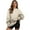 Cactus Mountain Print Beige, variant on Crow Print Beige Women's Sweatshirts with Pockets Long Sleeve Crewneck Drop Shoulder Sweatshirt Cozy Fall Winter Casual Clothes Oversized Soft Tops, XXL