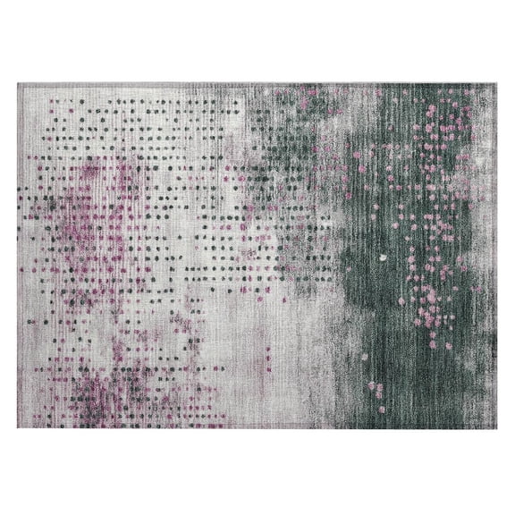 Dalyn Rugs Machine Washable Indoor/Outdoor Chantille Blush 1'8" x 2'6" Rug