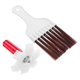 thumbnail image 1 of Cepillo de aleta blanca para limpieza de aire acondicionado, kit de enderezamiento de aletas para radiadores, cepillos de limpieza, accesorios para aire acondicionado., 1 of 7