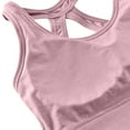 thumbnail image 4 of Darzheoy Bras for Women No Underwire Women's Sports Bra Tank Top Seamless Back Gathering No Steel Ring Shockproof Running Fitness Yoga Bra Free Size(36), 4 of 5
