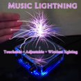 thumbnail image 4 of Musical Teslas Coil  Lightnings Generator Arc Plasma Loudspeaker Wireless Transmission Experiment Desktop Toy Model, 4 of 7