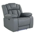 thumbnail image 2 of U7068 GREY 10 POWER RECLINER WITH LED, 2 of 6
